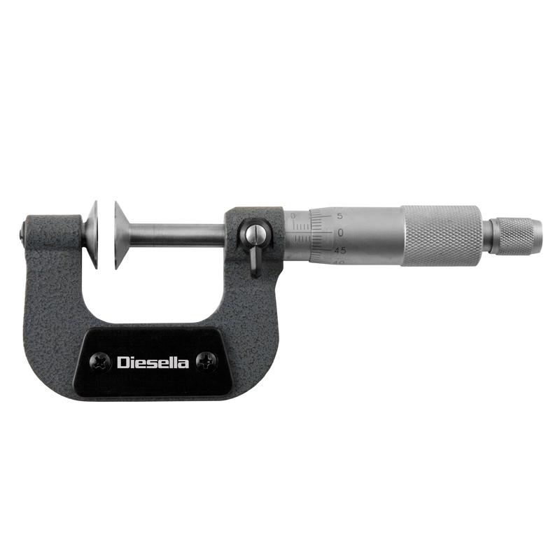 Mikrometer 75-100×0,01 mm med tallerken mÃ¥leflader