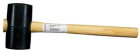 Gummihammer GU 40 med  bane  Ã¸35 mm, 165 g