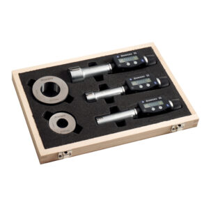 BOWERS SXTD4U-BT digital 3-punkt mikrometer sÃ¦t 10-20 mm med 3 digitale enheder og kontrolringe