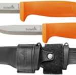 HÃ¥ndvÃ¦rkerkniv HVK & HVK med dobbelt skede, 93 mm blad