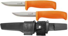 HÃ¥ndvÃ¦rkerkniv HVK & HVK med dobbelt skede, 93 mm blad