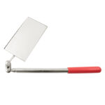 Inspektionsspejl 51×89 mm led-delt og med teleskop max L=480 mm