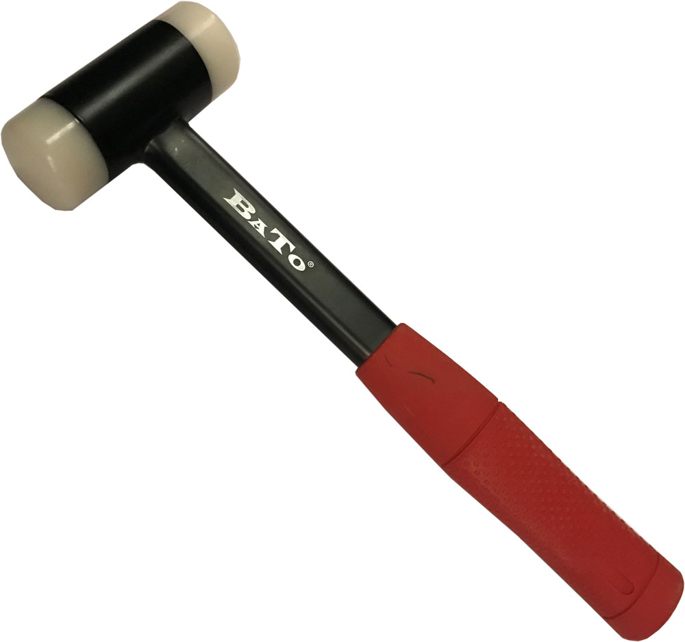 BATO Nylonhammer 40 mm. StÃ¥lskaft med gummigreb