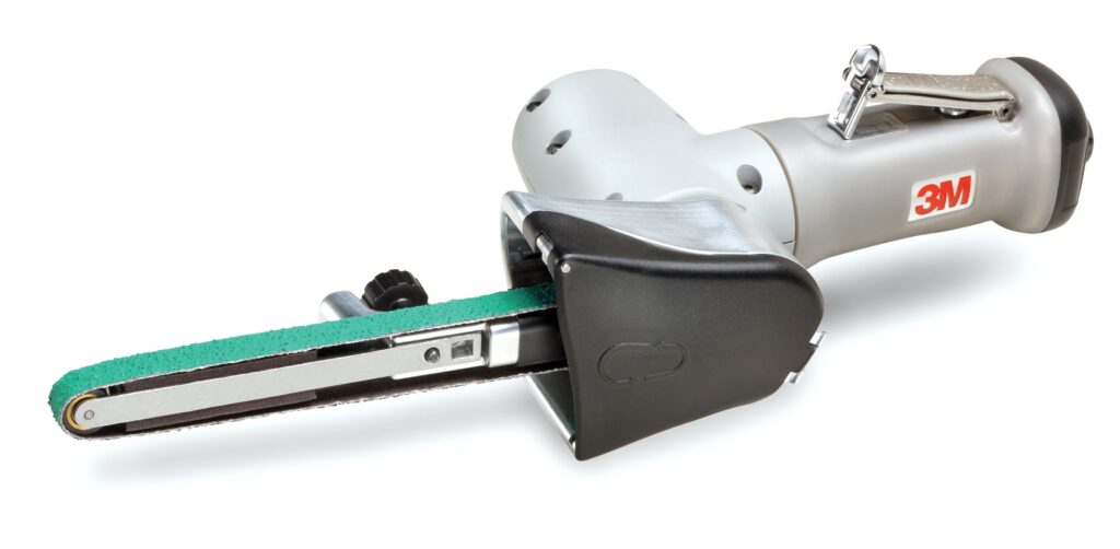 Trykluft bÃ¥ndslibemaskine 22000 omdr./min. bÃ¥nd 457×13 mm