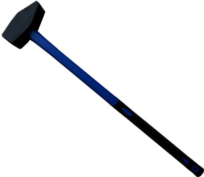 Forhammer med fibergreb 4000 g 900 mm lang