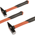 Hammer m/glasfiberskaft 300-500-1000g, sÃ¦t 3stk