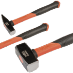 Hammer m/glasfiberskaft 300-500-1500g, sÃ¦t 3stk