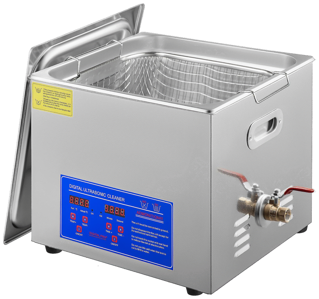 Ultralydsrenser 40kHz 360W, kar 33ÃÂ30ÃÂ15cm, 15ltr