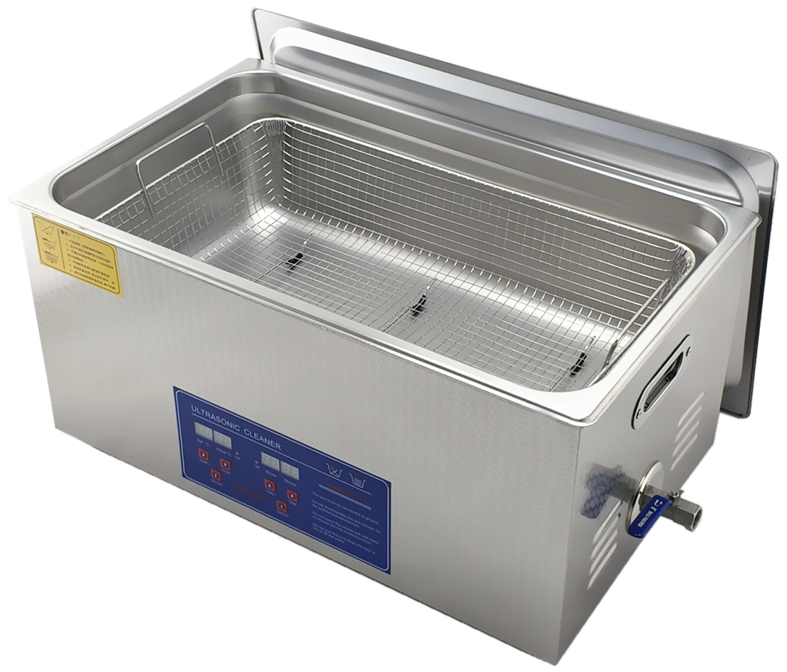 Ultralydsrenser 40kHz 480W, kar 50ÃÂ30ÃÂ15cm, 22ltr