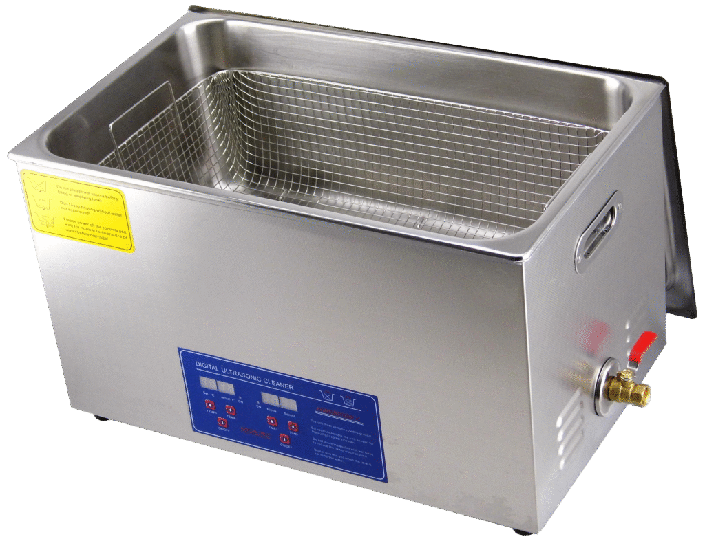 Ultralydsrenser 40kHz 600W, kar 50ÃÂ30ÃÂ20cm, 30ltr