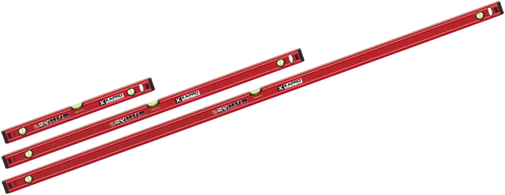 Kapro Spirit magnet-vaterpas, 60+120+200 cm, 3stk