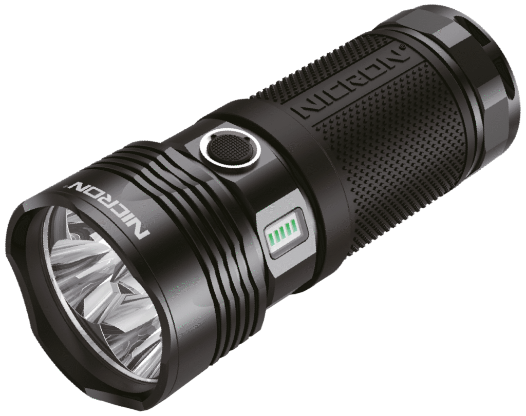 Nicron X-treme håndlygte 12.000 lumen IP67 genopl.