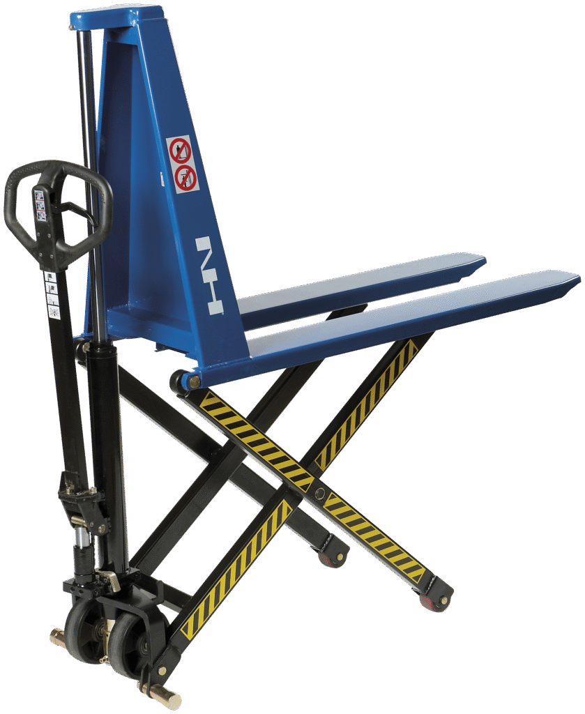 Pallevogn hÃ¸jtlÃ¸ftende lange gafler 1 ton SLX1015
