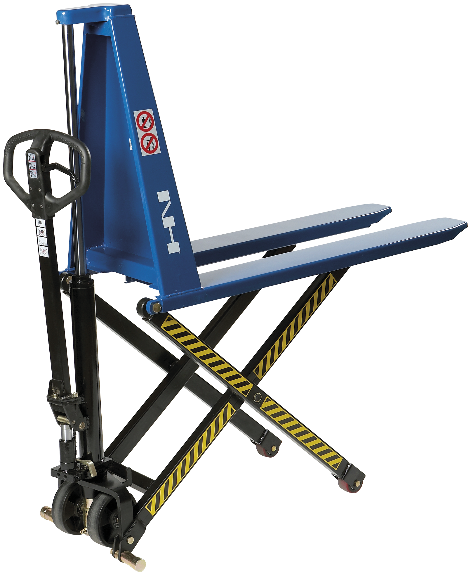 Pallevogn hÃ¸jtlÃ¸ftende lange gafler 1 ton SLX1015