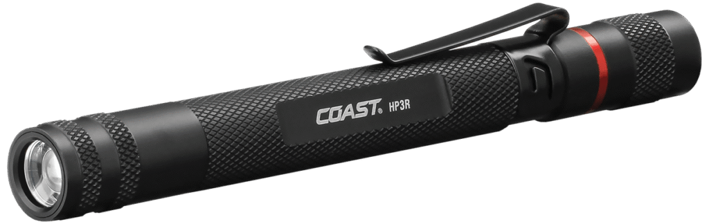 Coast HP3R pencillygte 500lm genopl., i gaveæske
