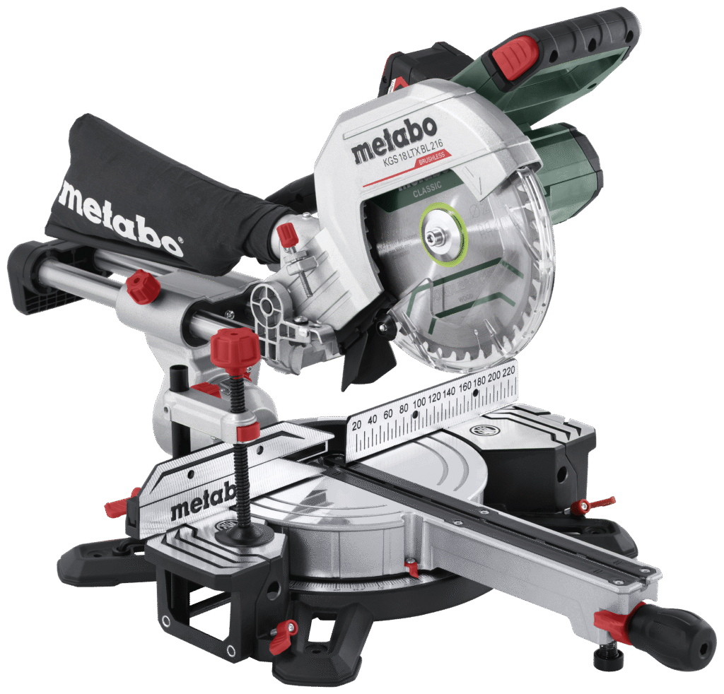 Kap-/geringsav 216mm KGS18 LTX BL 216 m/1ÃÂ18V/4Ah