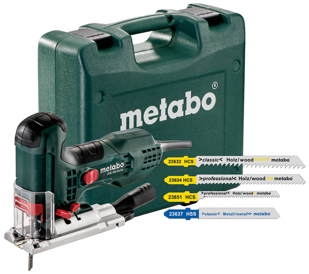 Stiksav 710W STE 100 Quick, i kuffert m/20 klinger
