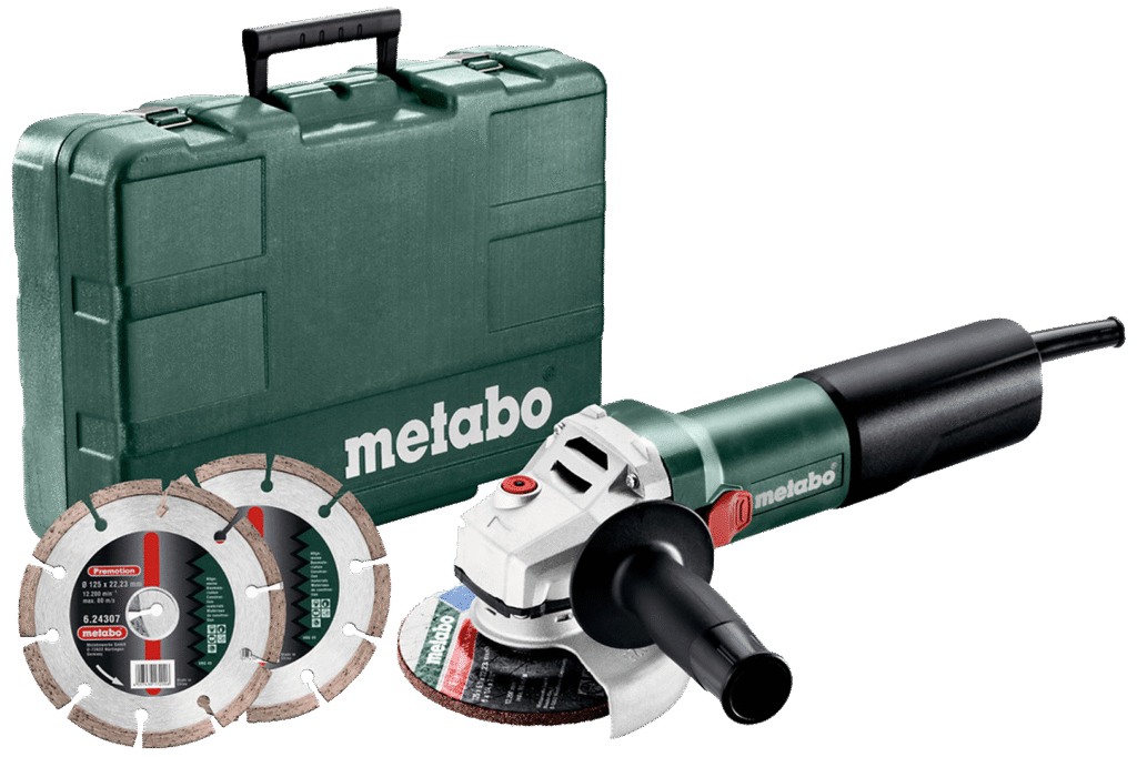 Vinkelsliber 125mm 1100W WQ1100-125 m/2ÃÂdia.skiver