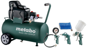 Kompressor Basic 250-50 W OF, med vÃ¦rktÃ¸jssÃ¦t LPZ4