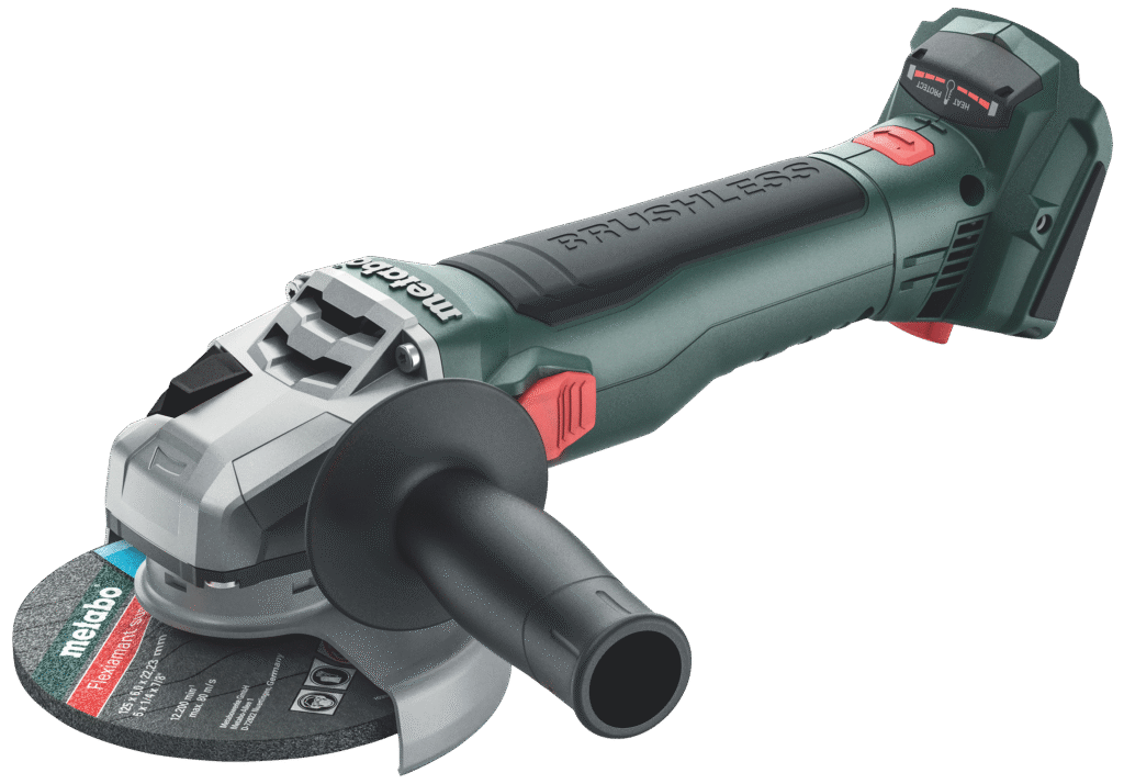 Vinkelsliber W 18 LT BL 11-125 solo, i Metaloc