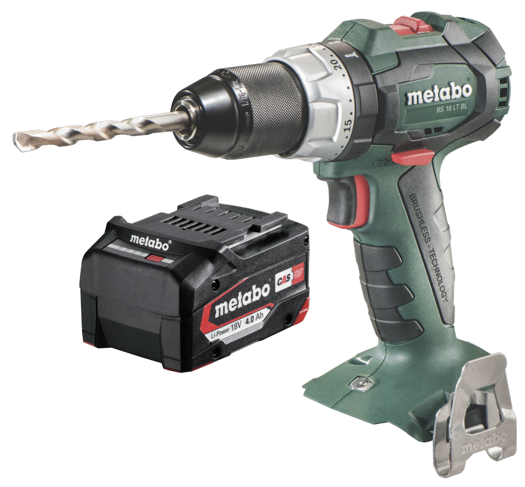 Metabo sampak: BS18 LT BL solo + batteri 18V/4,0Ah