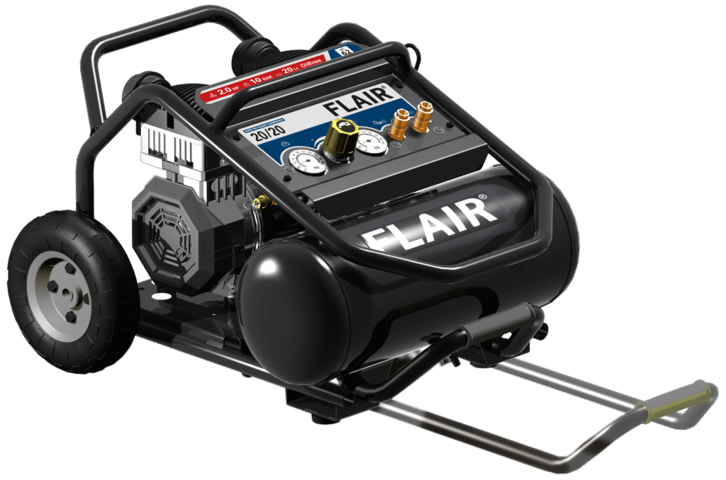 FLAIR 20/20 kompressor, 230v. 2,0 hk, oliefri