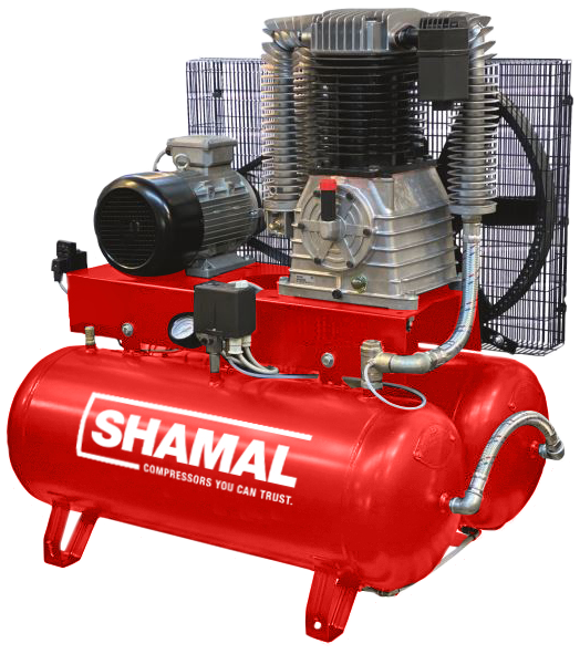 Shamal kompressor S65/90+90 650ltr/min 5,5HK 400V