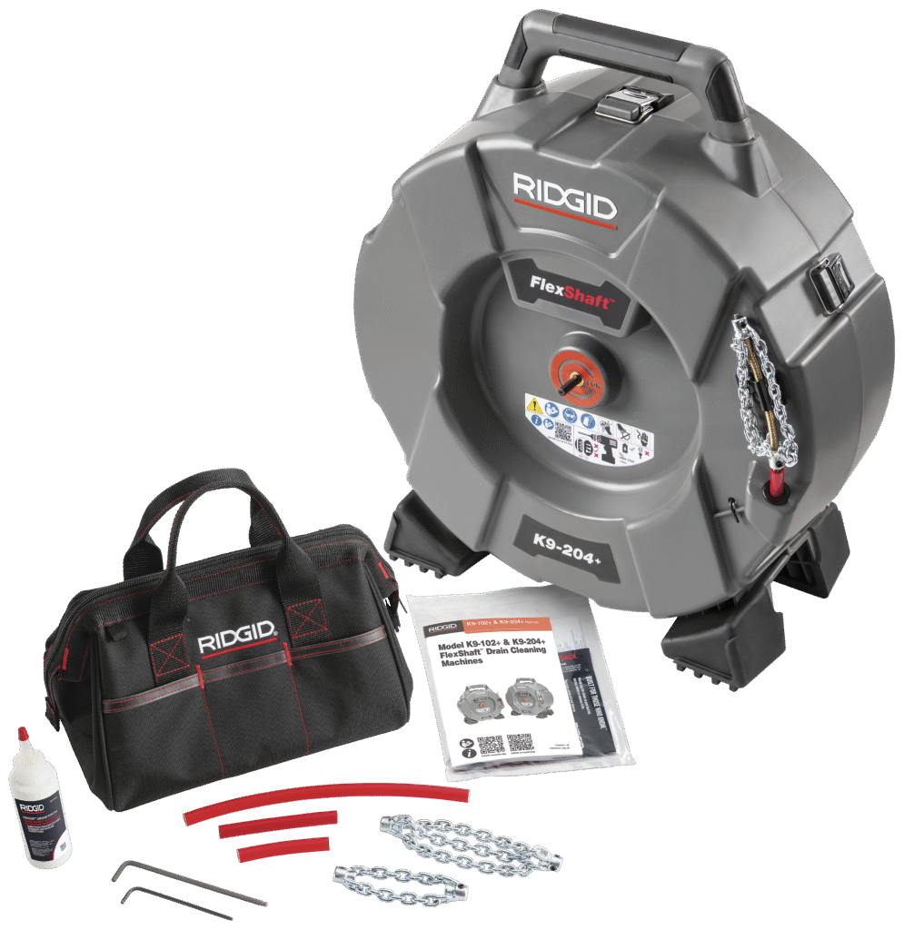 Flexshaft K9-204+ rørrensemaskine 6/8mmÃÂ15,2/21,3m