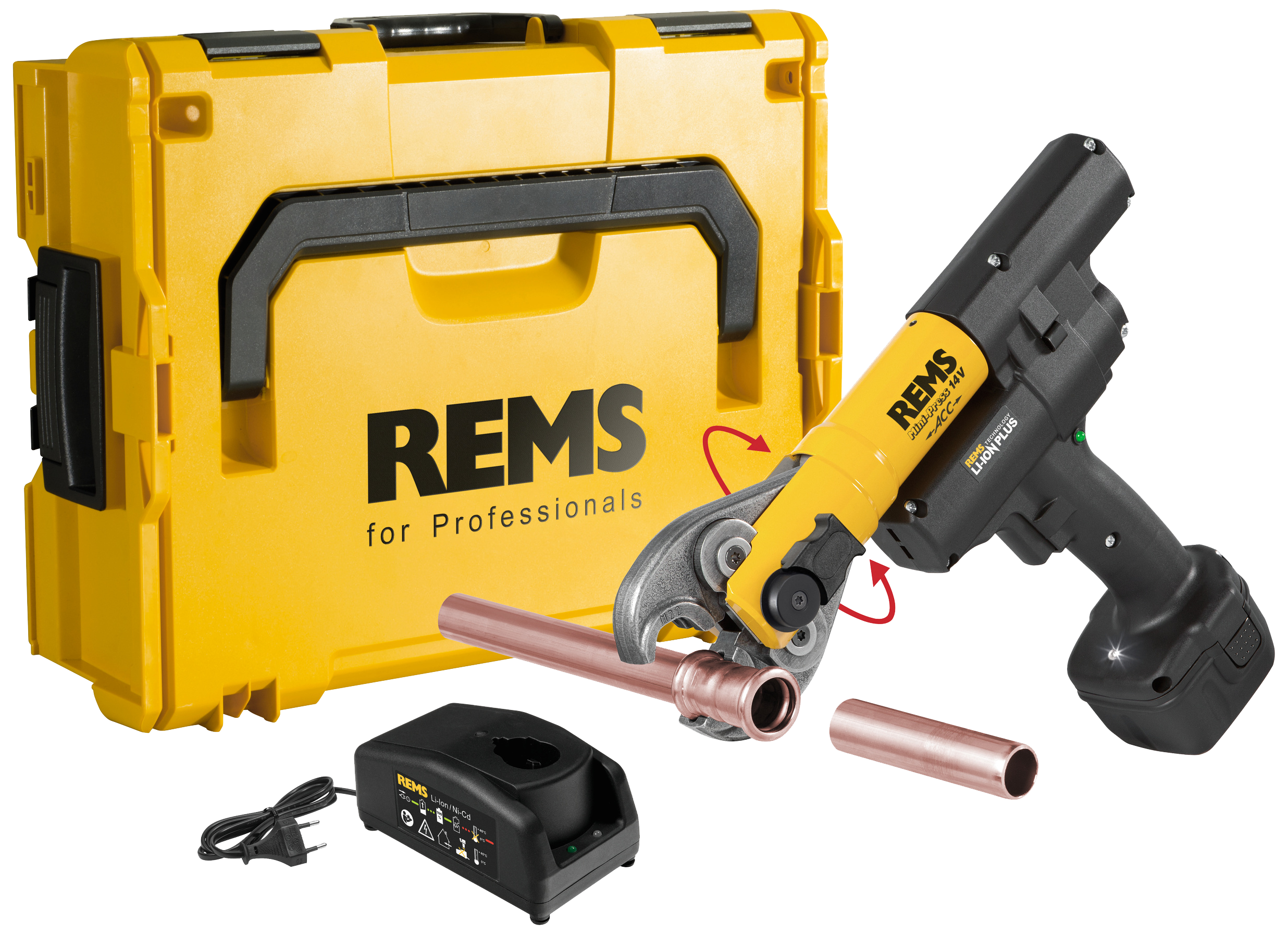 REMS pressmaskine MiniPress 14V ACC BasicPack