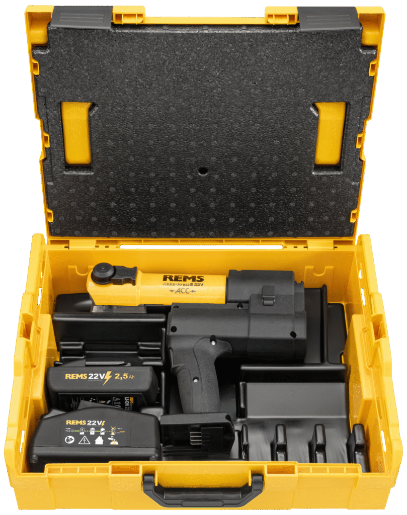 REMS AkkuPress E 22V BasicPack pressværktøj L-Boxx