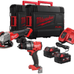 Powerpack akku slagboremaskine og vinkelsliber + 2 batterier M18 FPP2E3-502X