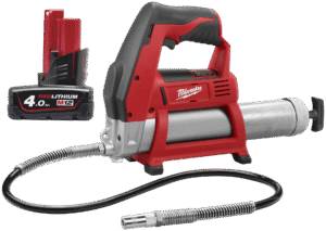 Sampak: Fedtpresse M12 GG-0 + batteri M12 B4