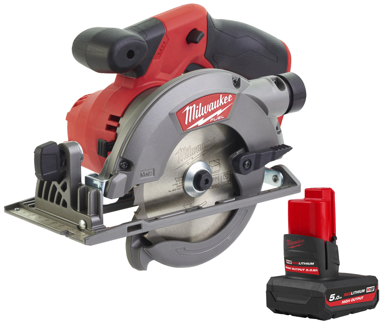 Sampak M12: Rundsav FCS442-0 + batteri HB5
