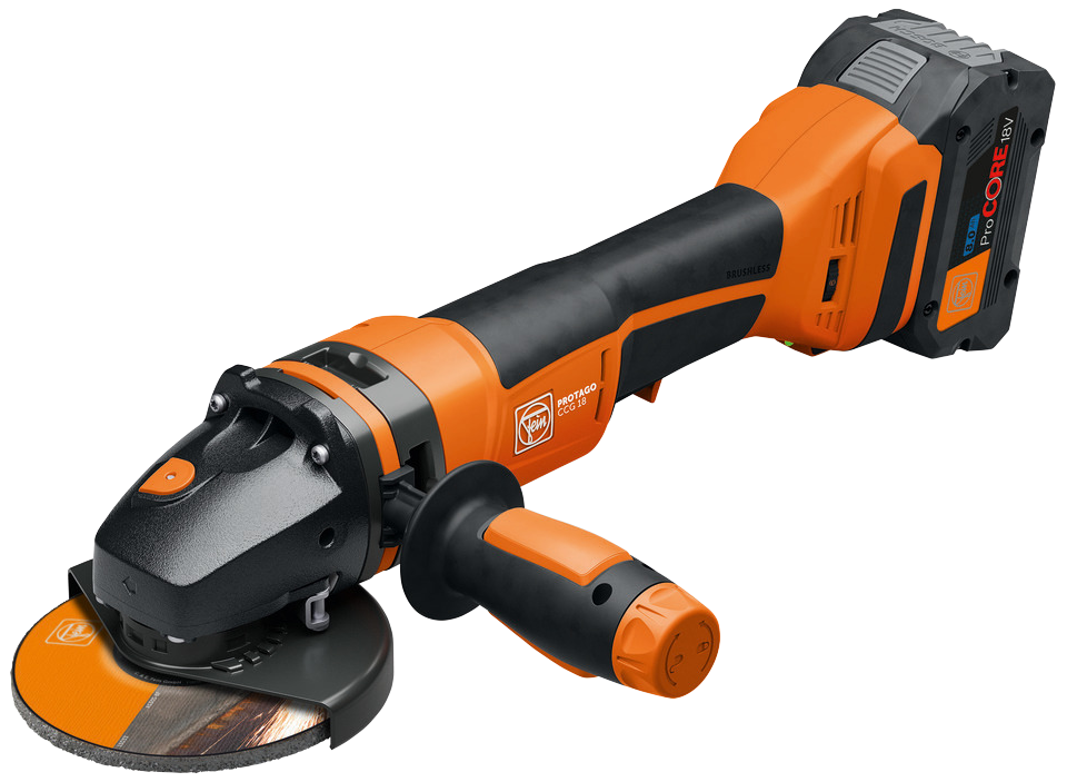 Fein vinkelsliber 115mm CCG 10 PD-SEC AS 2ÃÂ18V/8Ah