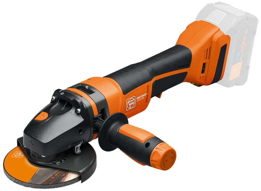 Fein vinkelsl 125mm CCG 18-125-12 PDSECAS 18V solo