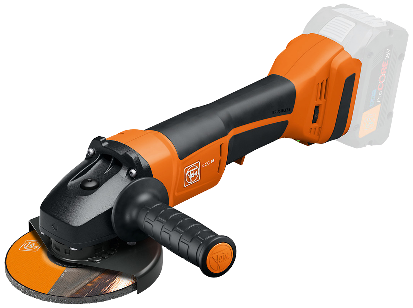 Fein vinkelsl. 125mm CCG 18-125-12 PD AS 18V solo