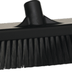 Gulvkost 7068, 300 mm, medium, sort