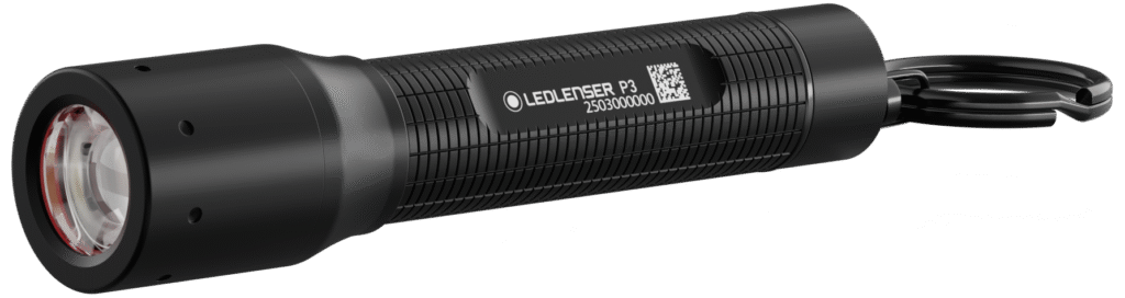Ledlenser P3 minilygte m/nøglering 130lm 1ÃÂAAA