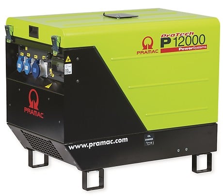 Generator P-12000 Støjdæmpet 230V (benzin)