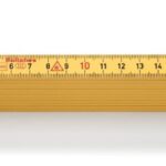 Tommestok gul glasfiber 2,4 meter x 12 led 59-2,4-12 GU