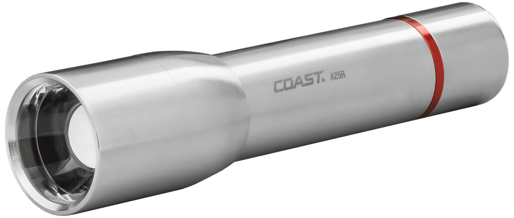Coast A25R håndlygte rustfrit stål 1000lm genopladelig