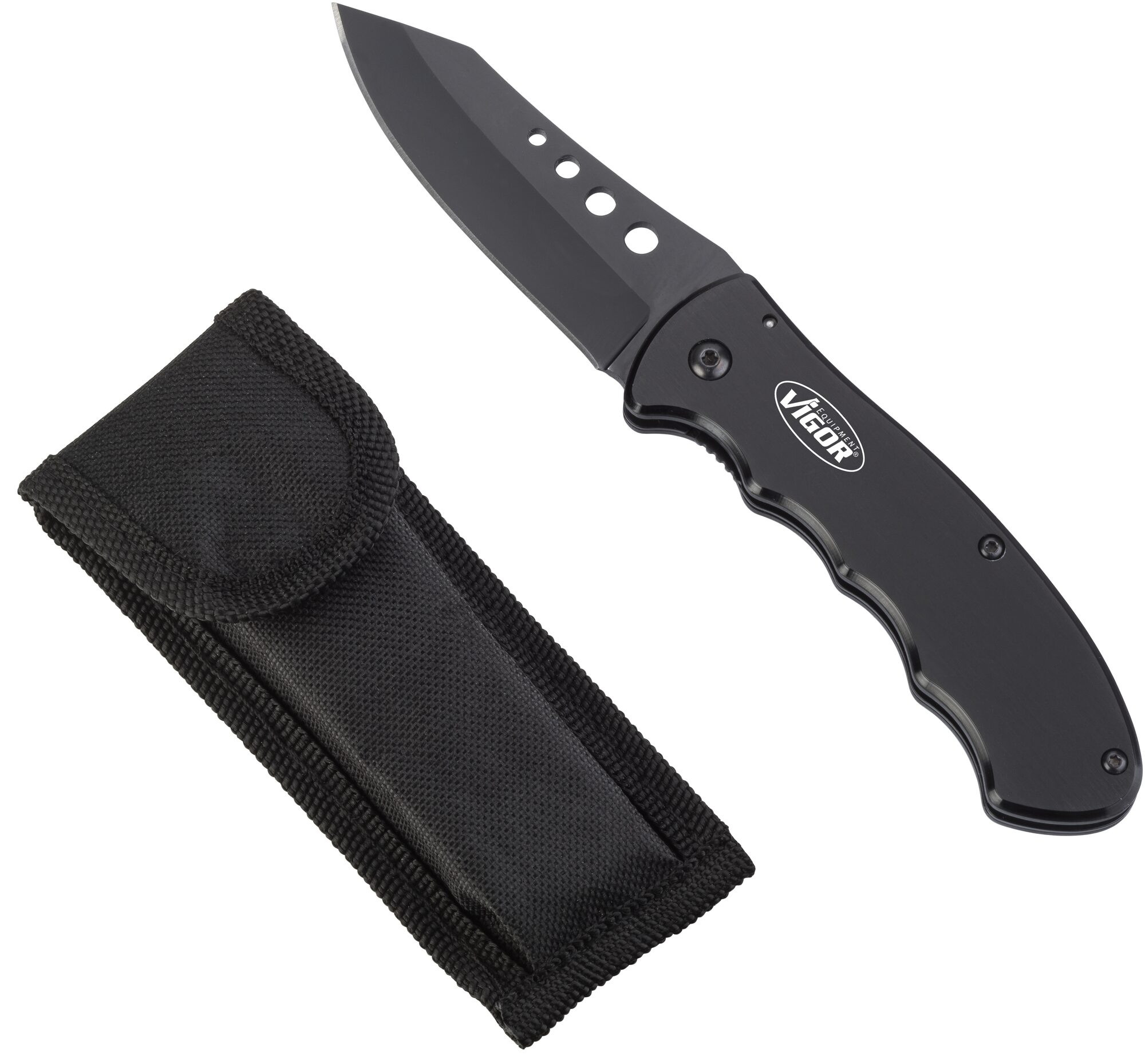 VIGOR Arbejds kniv m. fastblad (V4651)