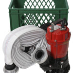 Flair FL-55 2" dykpumpe, i kasse med 15mtr slange