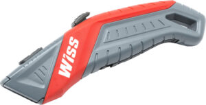 Wiss Sikkerhedskniv med auto tilbagetrÃ¦k inkl. knivblade.