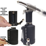 BATO Heavy-Duty Luftnitteapparat 2,4-4,8 mm. Med vacuum system. (60103)