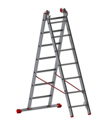 Jumbo combistige 2-delt 2×7 trin 3,5 m (41JCS207)
