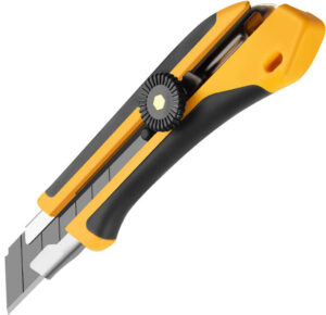 BATO Kniv brÃ¦k-af 25 mm B-CXH m/skruelas Soft Grip. (6174)