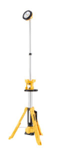 DeWALT 18V XR LED-arbejdslampe pa trefod (DCL079-XJ)