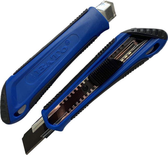BATO Bræk-af kniv 25mm skydelas med sort kniv blad (6176)