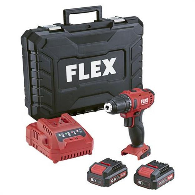 Flex Skruemaskine DD 2G 10,8- LDBC Inkl lader og batterier (516.155)